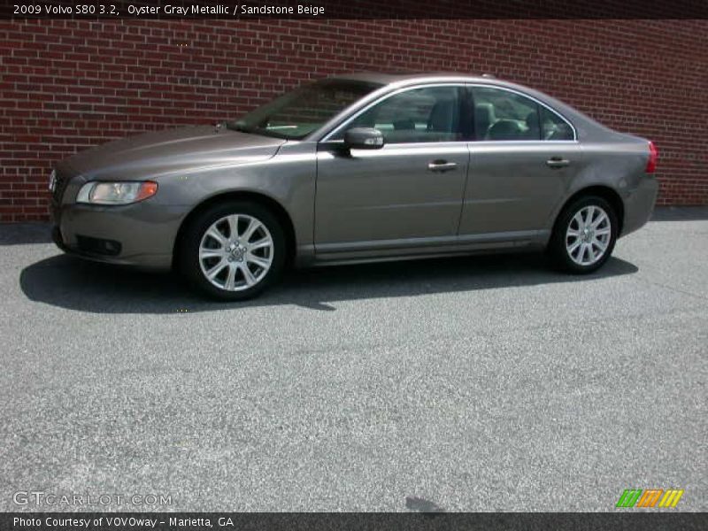 Oyster Gray Metallic / Sandstone Beige 2009 Volvo S80 3.2