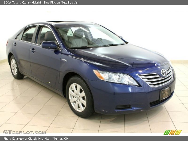 Blue Ribbon Metallic / Ash 2009 Toyota Camry Hybrid