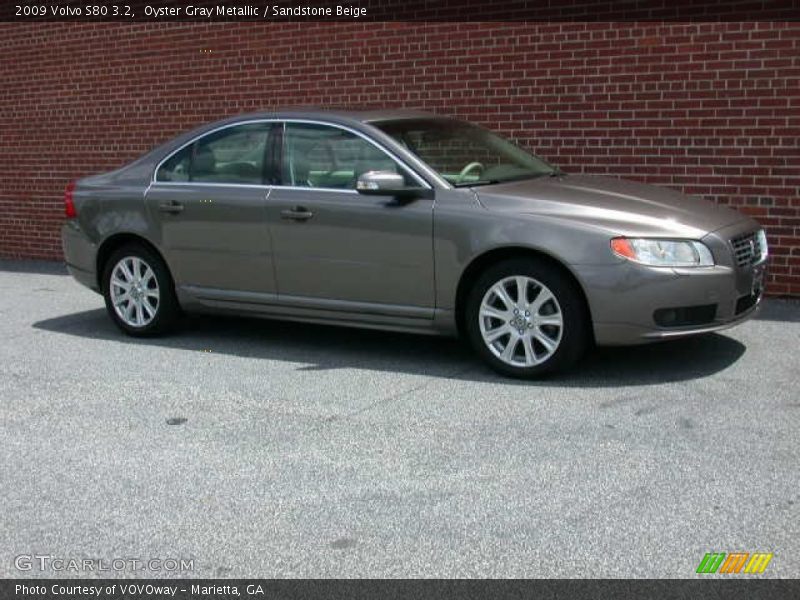 Oyster Gray Metallic / Sandstone Beige 2009 Volvo S80 3.2