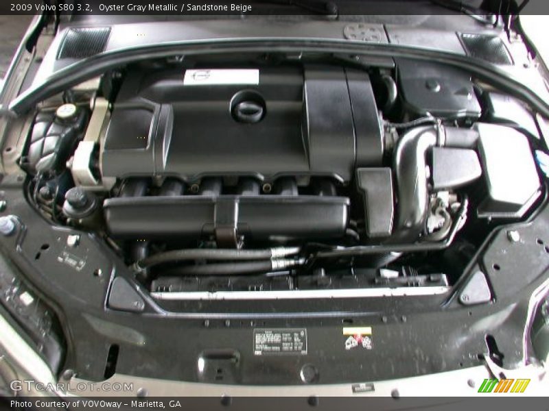 Oyster Gray Metallic / Sandstone Beige 2009 Volvo S80 3.2