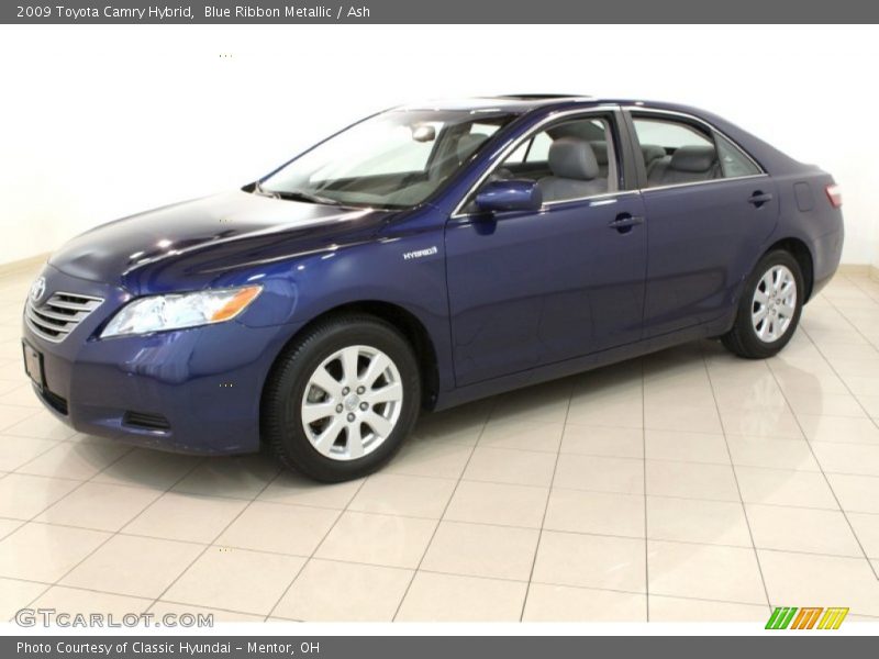 Blue Ribbon Metallic / Ash 2009 Toyota Camry Hybrid
