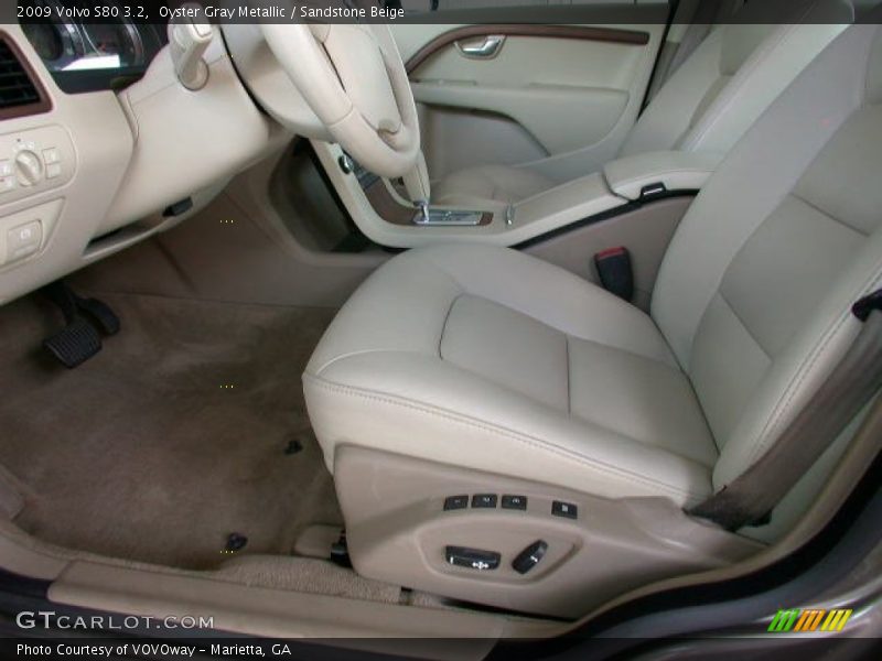 Oyster Gray Metallic / Sandstone Beige 2009 Volvo S80 3.2