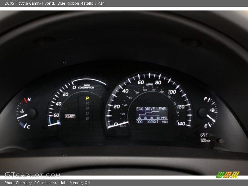 Blue Ribbon Metallic / Ash 2009 Toyota Camry Hybrid