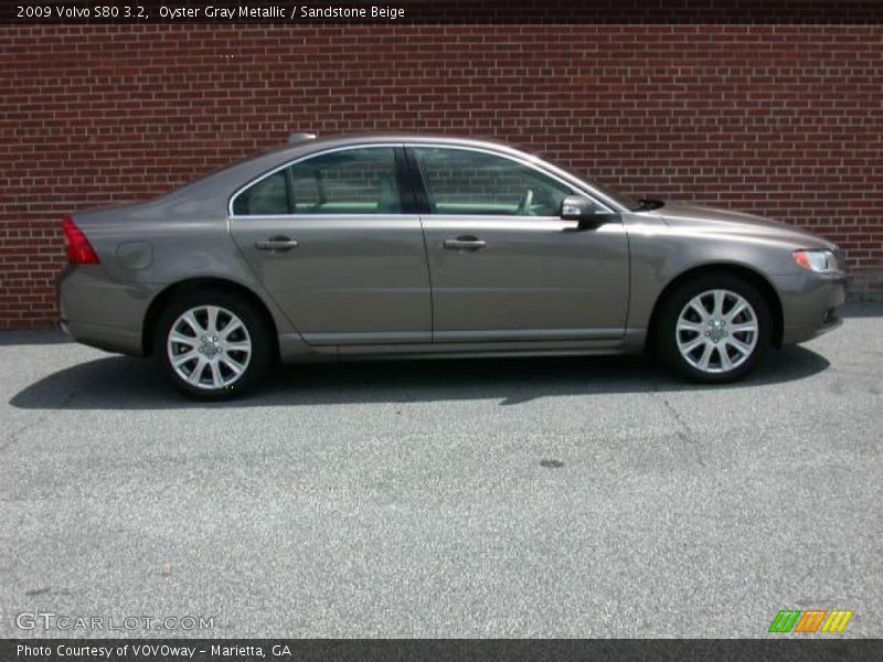 Oyster Gray Metallic / Sandstone Beige 2009 Volvo S80 3.2