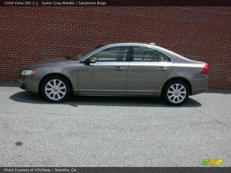 Oyster Gray Metallic / Sandstone Beige 2009 Volvo S80 3.2
