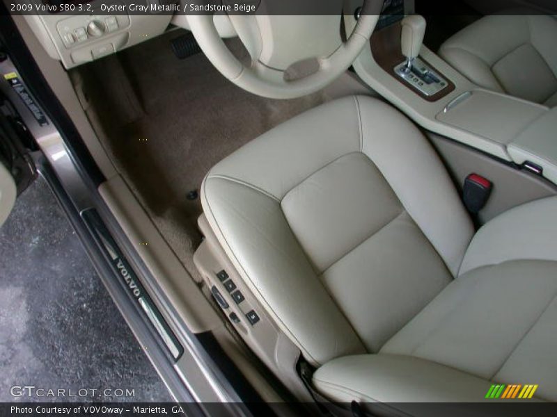 Oyster Gray Metallic / Sandstone Beige 2009 Volvo S80 3.2