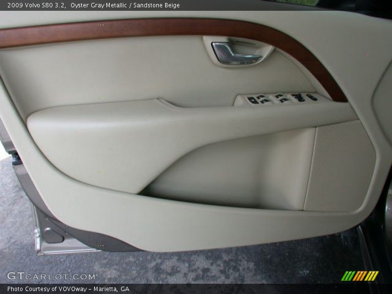 Oyster Gray Metallic / Sandstone Beige 2009 Volvo S80 3.2
