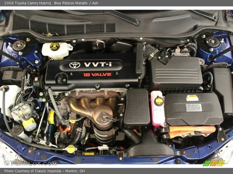 Blue Ribbon Metallic / Ash 2009 Toyota Camry Hybrid
