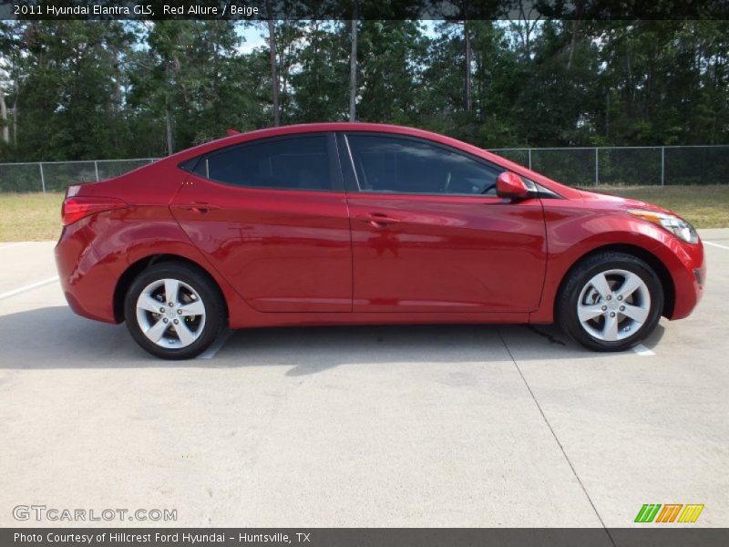 Red Allure / Beige 2011 Hyundai Elantra GLS