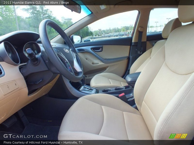 Red Allure / Beige 2011 Hyundai Elantra GLS