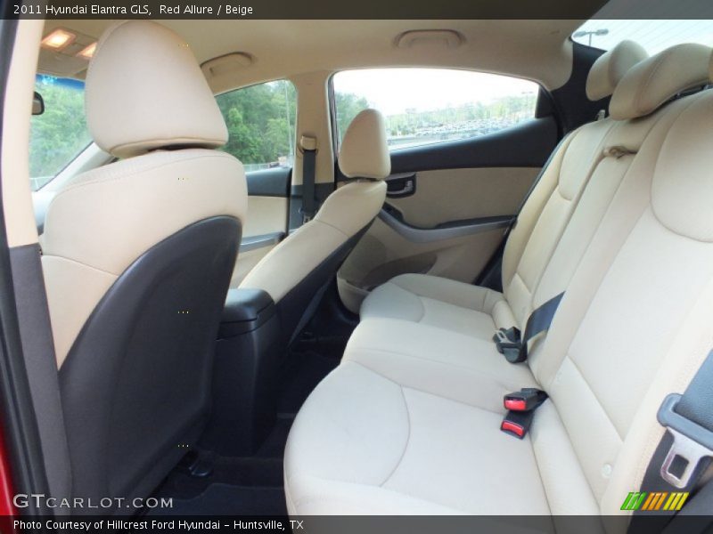 Red Allure / Beige 2011 Hyundai Elantra GLS