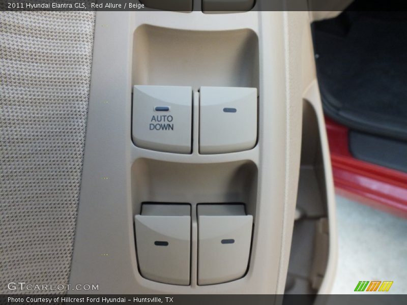 Red Allure / Beige 2011 Hyundai Elantra GLS