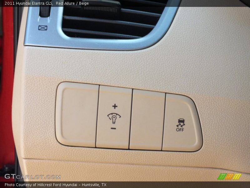 Red Allure / Beige 2011 Hyundai Elantra GLS