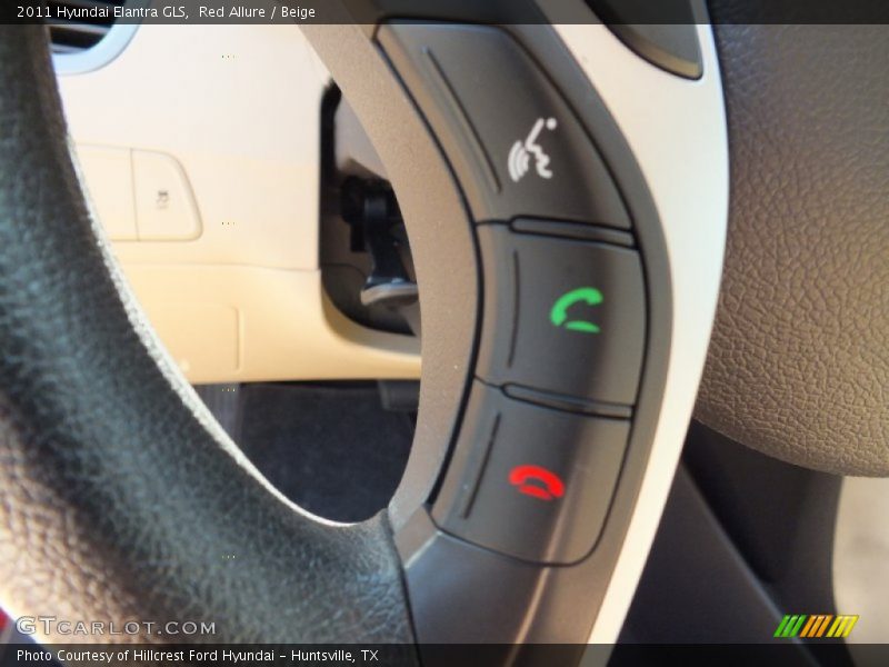 Red Allure / Beige 2011 Hyundai Elantra GLS