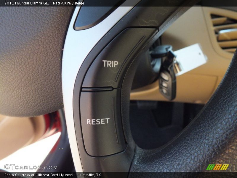 Red Allure / Beige 2011 Hyundai Elantra GLS