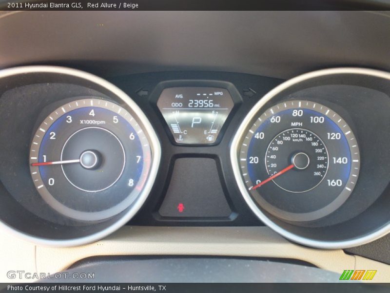 Red Allure / Beige 2011 Hyundai Elantra GLS
