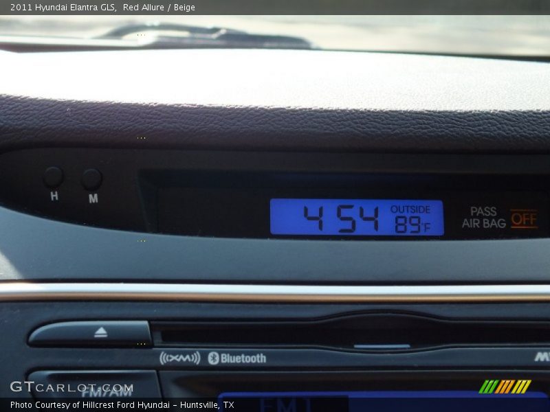 Red Allure / Beige 2011 Hyundai Elantra GLS