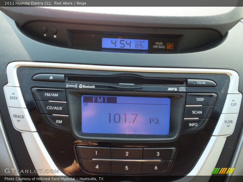 Red Allure / Beige 2011 Hyundai Elantra GLS
