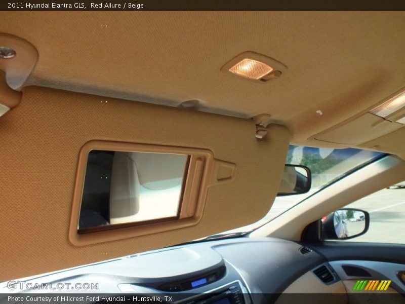 Red Allure / Beige 2011 Hyundai Elantra GLS
