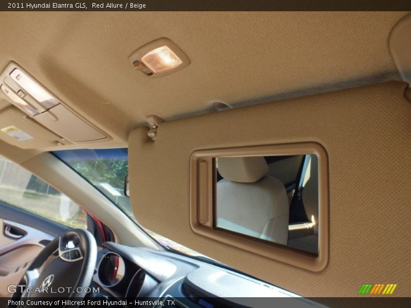 Red Allure / Beige 2011 Hyundai Elantra GLS