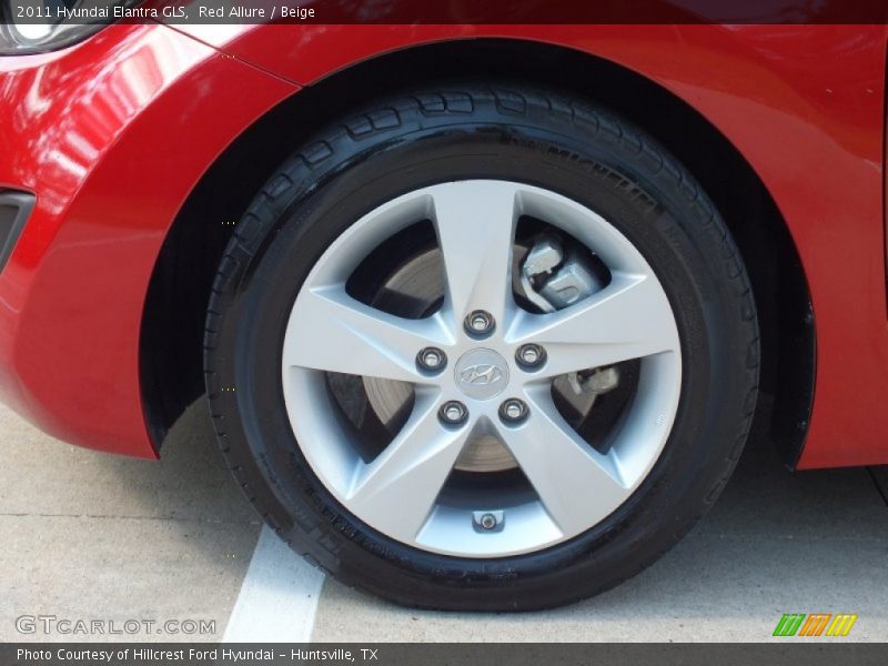 Red Allure / Beige 2011 Hyundai Elantra GLS