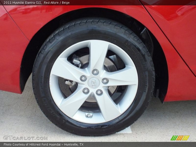 Red Allure / Beige 2011 Hyundai Elantra GLS