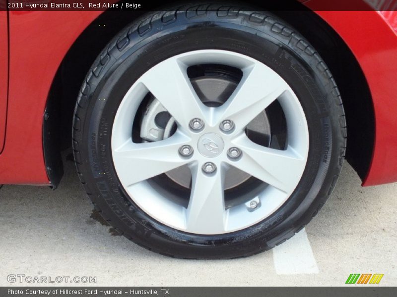 Red Allure / Beige 2011 Hyundai Elantra GLS
