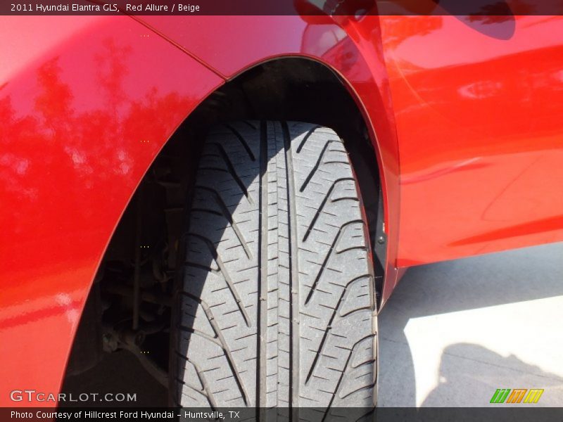 Red Allure / Beige 2011 Hyundai Elantra GLS