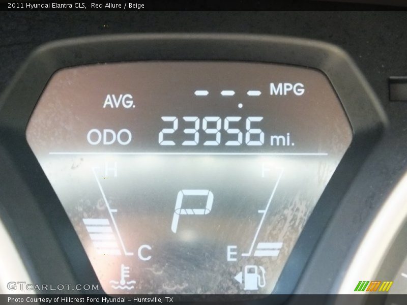 Red Allure / Beige 2011 Hyundai Elantra GLS