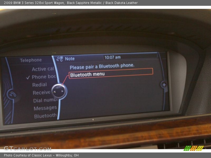 Black Sapphire Metallic / Black Dakota Leather 2009 BMW 3 Series 328xi Sport Wagon
