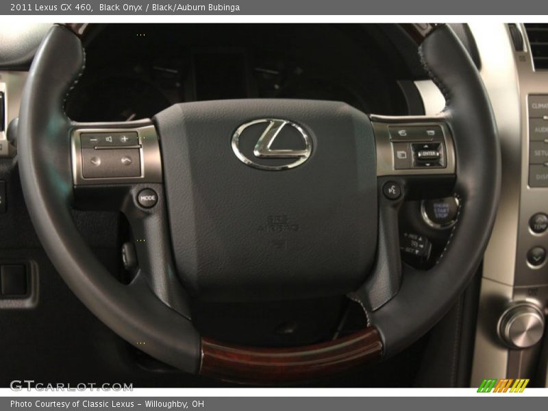 Black Onyx / Black/Auburn Bubinga 2011 Lexus GX 460