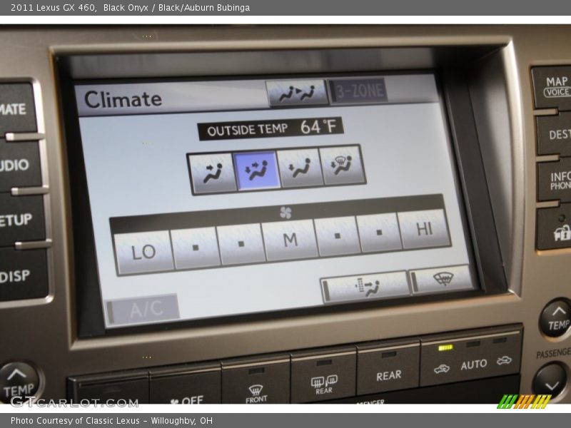 Black Onyx / Black/Auburn Bubinga 2011 Lexus GX 460