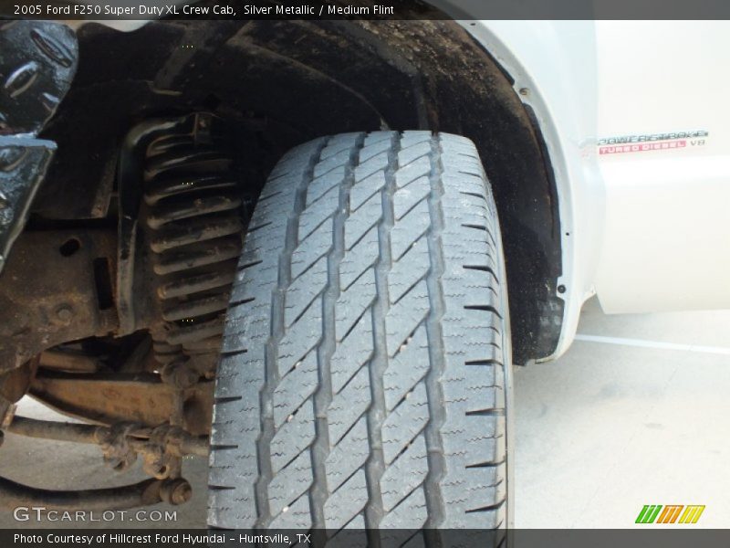 Silver Metallic / Medium Flint 2005 Ford F250 Super Duty XL Crew Cab