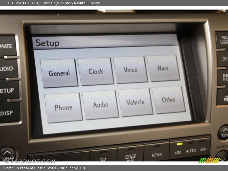 Black Onyx / Black/Auburn Bubinga 2011 Lexus GX 460