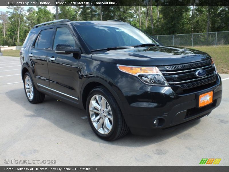 Tuxedo Black Metallic / Charcoal Black 2013 Ford Explorer Limited