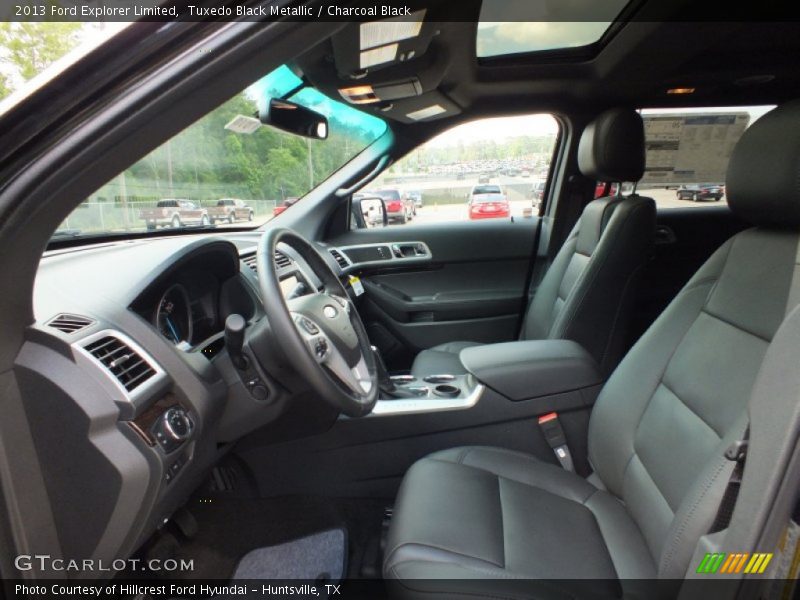 Tuxedo Black Metallic / Charcoal Black 2013 Ford Explorer Limited
