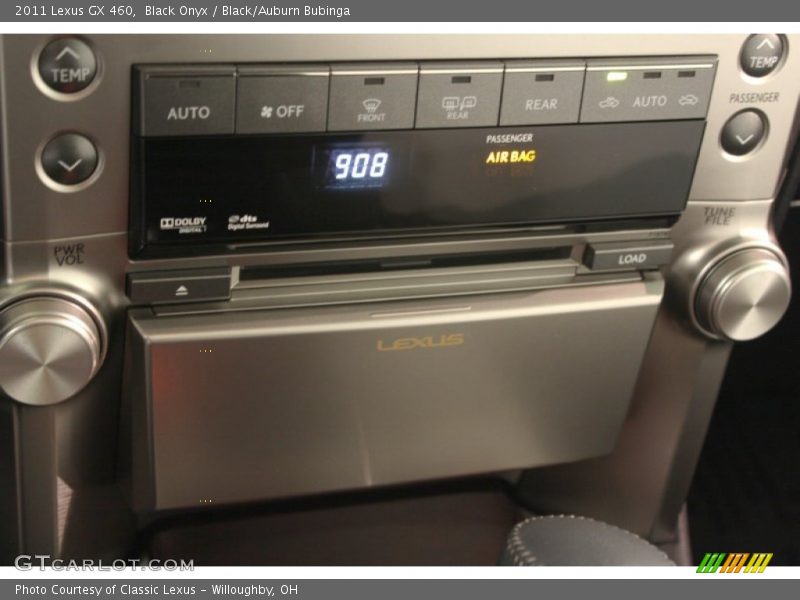 Black Onyx / Black/Auburn Bubinga 2011 Lexus GX 460