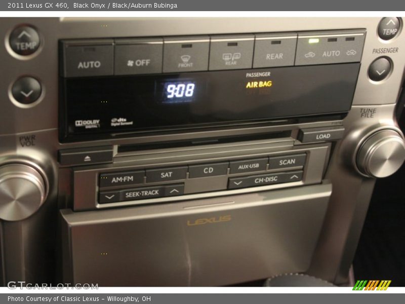 Black Onyx / Black/Auburn Bubinga 2011 Lexus GX 460
