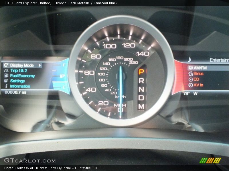 Tuxedo Black Metallic / Charcoal Black 2013 Ford Explorer Limited