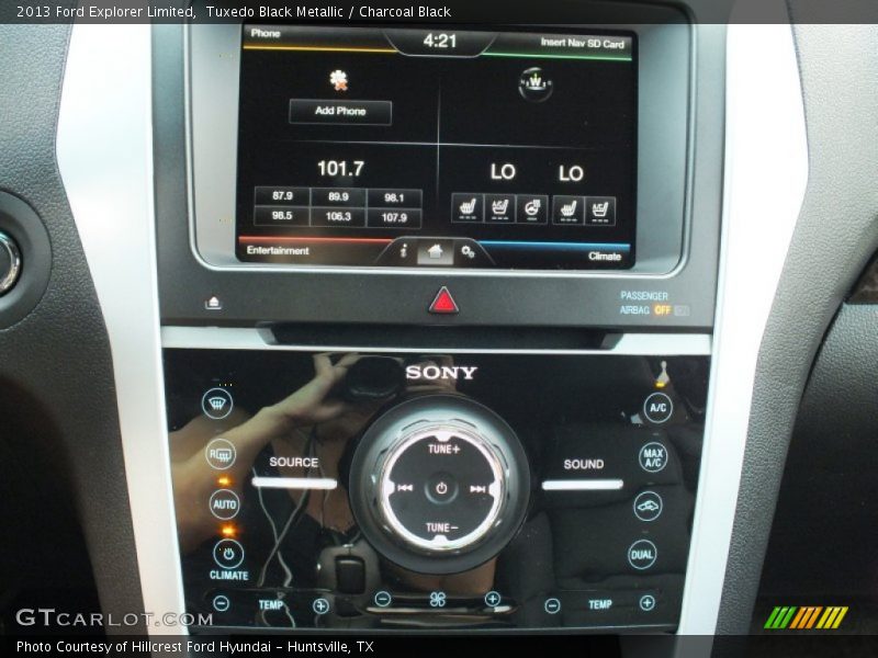 Tuxedo Black Metallic / Charcoal Black 2013 Ford Explorer Limited