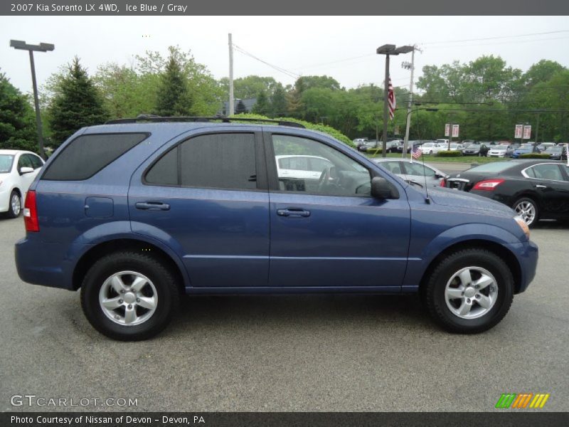 Ice Blue / Gray 2007 Kia Sorento LX 4WD