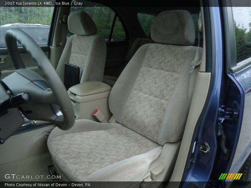Ice Blue / Gray 2007 Kia Sorento LX 4WD
