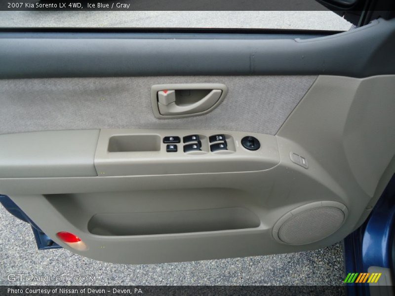 Ice Blue / Gray 2007 Kia Sorento LX 4WD