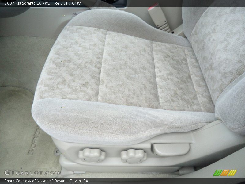 Ice Blue / Gray 2007 Kia Sorento LX 4WD