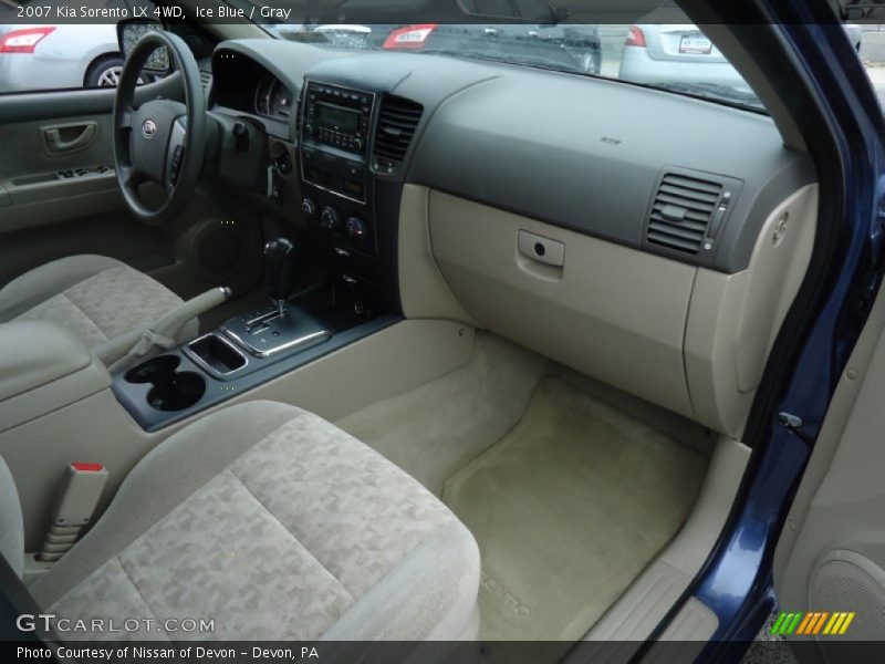 Ice Blue / Gray 2007 Kia Sorento LX 4WD