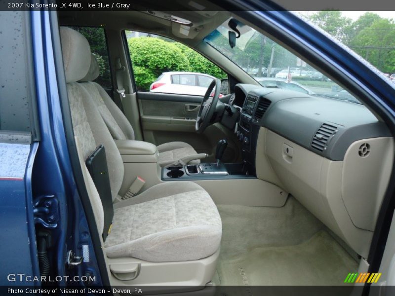 Ice Blue / Gray 2007 Kia Sorento LX 4WD