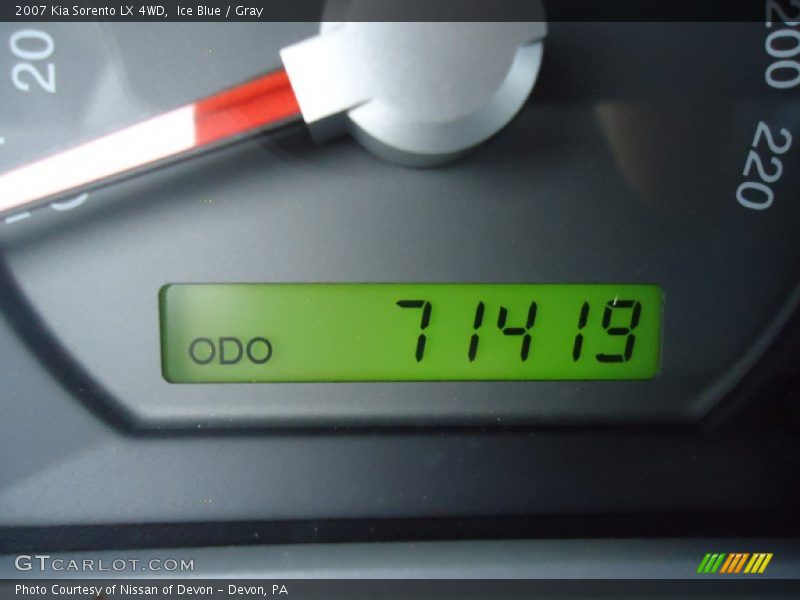 Ice Blue / Gray 2007 Kia Sorento LX 4WD