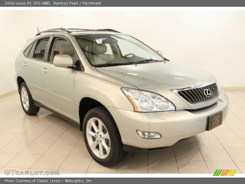 Bamboo Pearl / Parchment 2009 Lexus RX 350 AWD