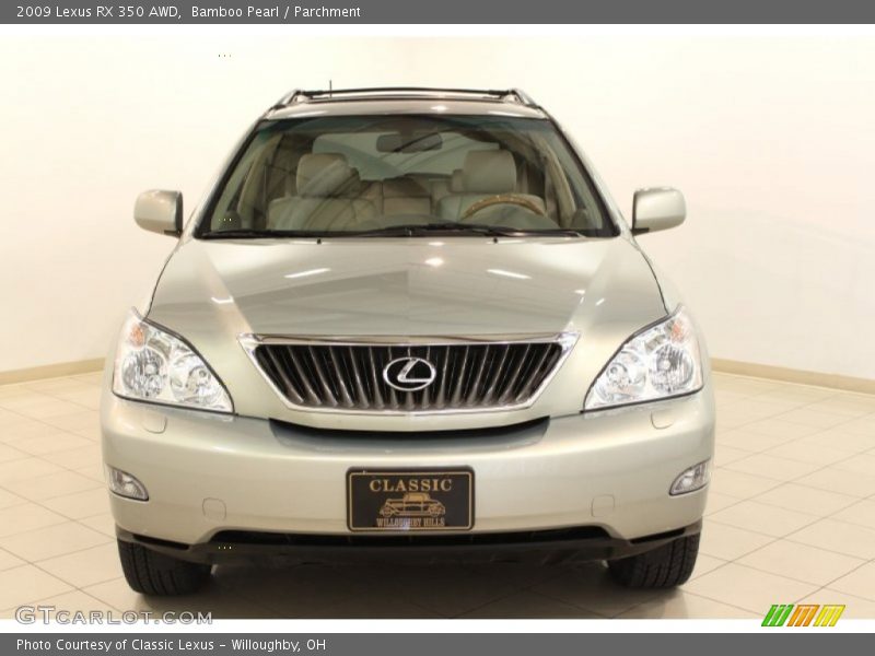 Bamboo Pearl / Parchment 2009 Lexus RX 350 AWD