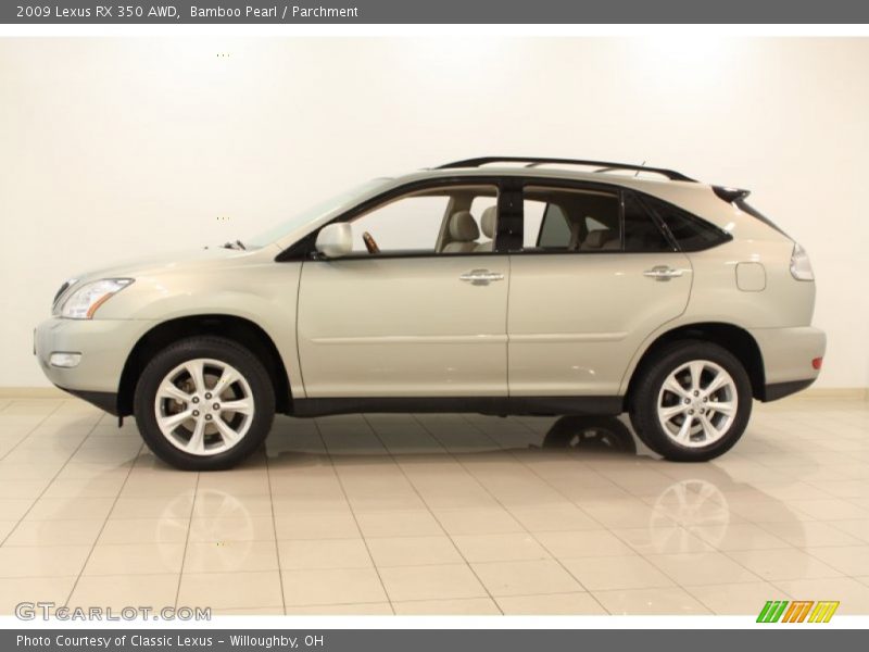 Bamboo Pearl / Parchment 2009 Lexus RX 350 AWD